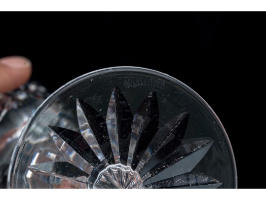 Set Of Five Waterford Clare White Wine Glasses