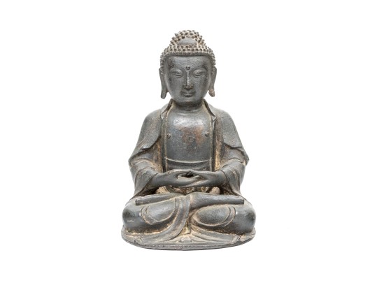 Chinese Bronze Buddha, Ming Dynasty, Ca. 16th C. 