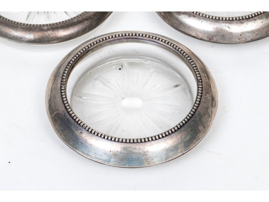 Collection Of Antique Sterling Silver Trimmed And Weighted Items 