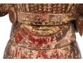 Antique Chinese Carved And Painted Guardian 
