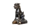 Chinese Glazed Ceramic Foo Dog Form Roof Tile, Ming Dynasty