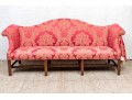 Chippendale Mahogany Upholstered Camel-Back Sofa, Circa 1775