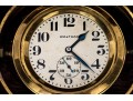 Antique Waltham Nautical Chronometer In Wooden Case