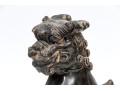 Chinese Glazed Ceramic Foo Dog Form Roof Tile, Ming Dynasty