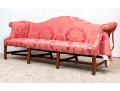 Chippendale Mahogany Upholstered Camel-Back Sofa, Circa 1775