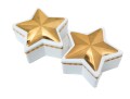 Pair Of Tiffany & Co. Porcelain Star Form Boxes