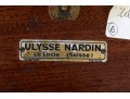 Antique Ulysse Nardin Le Locle Suisse Marine Chronometer In Wooden Case