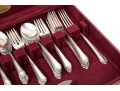 Vintage Gorham Partial Silverplate Flatware Service, Cased