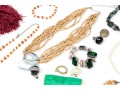 Large Collection Of Vintage Costume Jewelry And Accessories