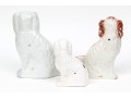 Collection Of Three Staffordshire Dog Figures