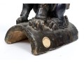 Chinese Glazed Ceramic Foo Dog Form Roof Tile, Ming Dynasty