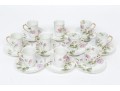 Antique Limoges Porcelain Demitasse Set