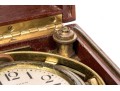 Antique Waltham Nautical Chronometer In Wooden Case