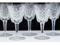 Set Of Five Waterford Clare White Wine Glasses