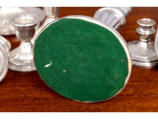 Five Pairs Of Rare Weighted Victorian Style Sterling Candlesticks