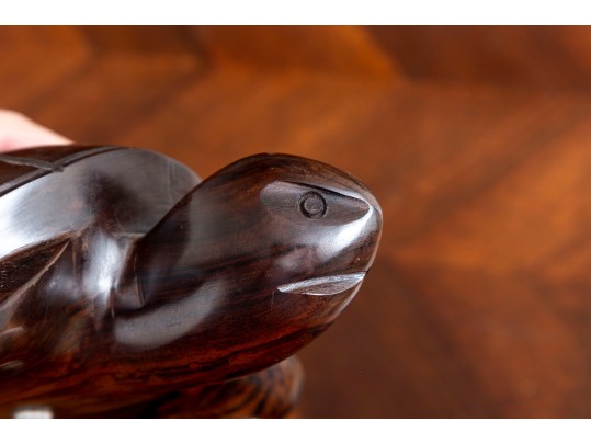 Hand-Carved Ironwood Mesquite Turtle