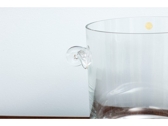 Tiffany & Co. Scroll-Handled Crystal Ice Bucket