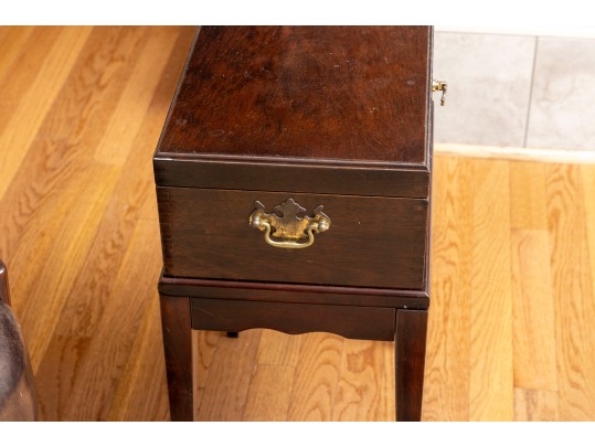 Mahogany Regency Style Box On Stand