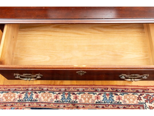 Quality Queen Anne Style Cherry Lowboy