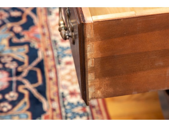 Quality Queen Anne Style Cherry Lowboy