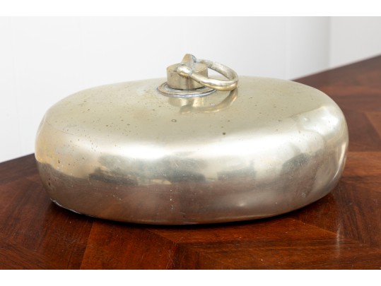 1930's English Brass Bed Warmer