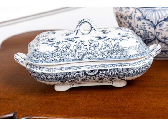 Trio Of Compatible Ceramics, Portuguese Pots And Foley A.F. & Co Ironstone