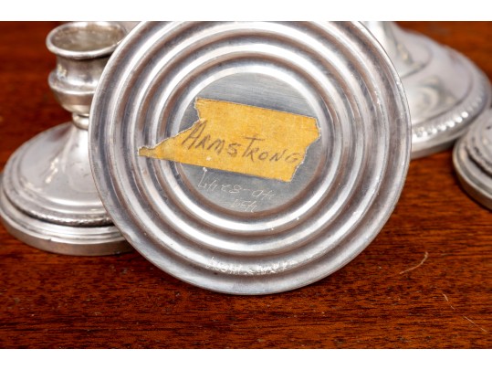 Five Pairs Of Rare Weighted Victorian Style Sterling Candlesticks