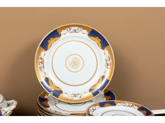 Mottahedeh & Company, NY Golden Butterfly China Set