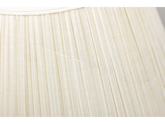 French Inspired Brass Floral Table Lamp