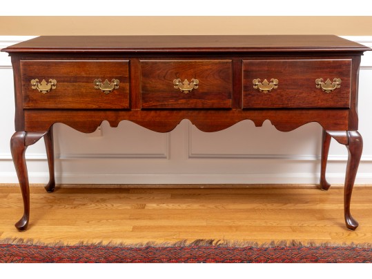 Crescent Furniture Cherry Queen Anne Buffet Sideboard