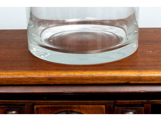 Tiffany & Co. Scroll-Handled Crystal Ice Bucket