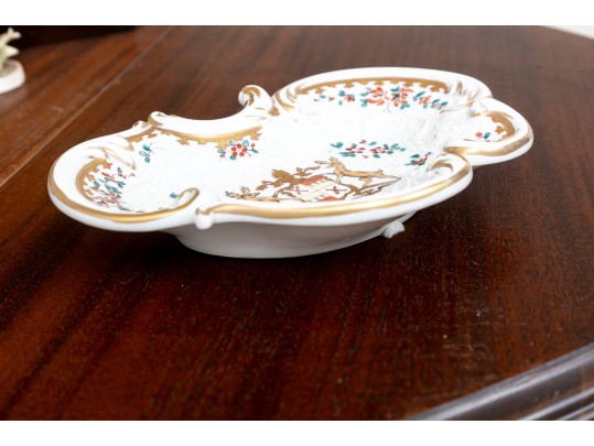 Samson Sperabo French Porcelain Armorial Dish  