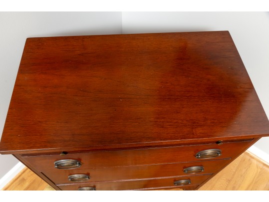 Vintage Cherry Georgian Bachelors Chest 
