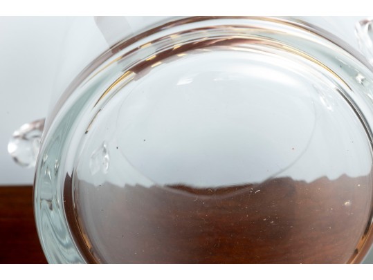 Tiffany & Co. Scroll-Handled Crystal Ice Bucket