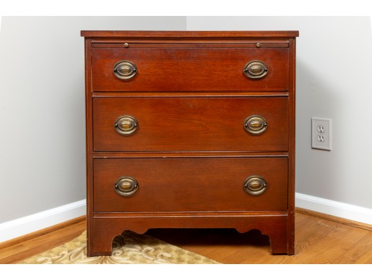 Vintage Cherry Georgian Bachelors Chest 