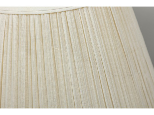 French Inspired Brass Floral Table Lamp