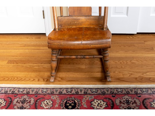 Antique Old Charleston South Carolina Baby Nursery Rocking Chair
