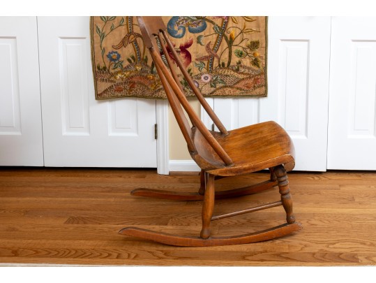 Antique Old Charleston South Carolina Baby Nursery Rocking Chair