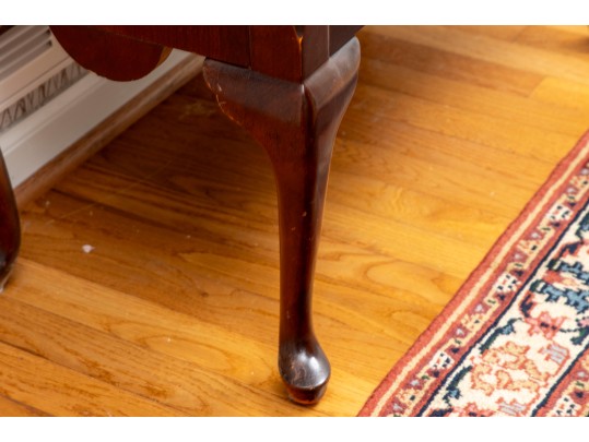 Quality Queen Anne Style Cherry Lowboy