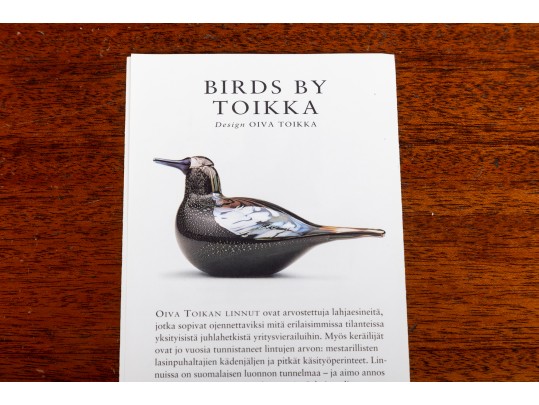 Oiva Toikka (Finnish, 1931-2019) Art Glass Bird Sculpture