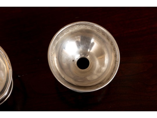 Six Antique Sterling Silver Sherbet Cups