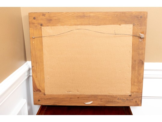 Virginia Mae Love (American [NC] 1958 - 2020) Untitled Oil On Board Painting