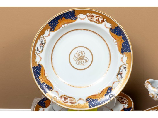 Mottahedeh & Company, NY Golden Butterfly China Set