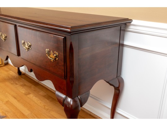 Crescent Furniture Cherry Queen Anne Buffet Sideboard
