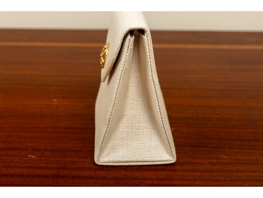 Nina Ricci, Paris, Pochette Evening Bag In Cream 
