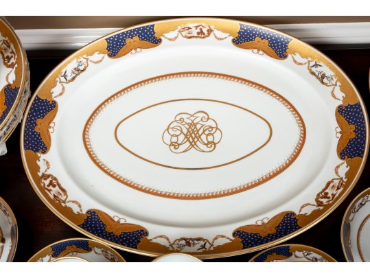 Mottahedeh & Company, NY Golden Butterfly China Set