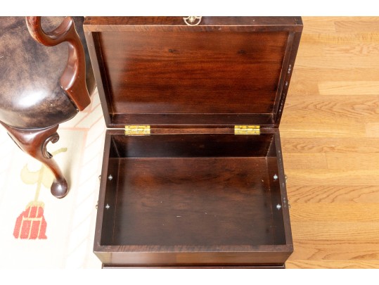 Mahogany Regency Style Box On Stand
