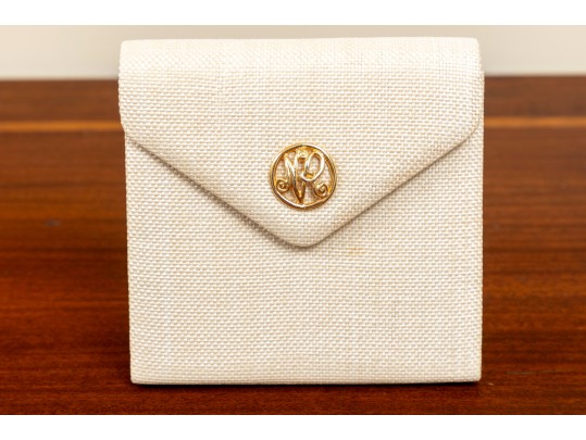 Nina Ricci, Paris, Pochette Evening Bag In Cream 