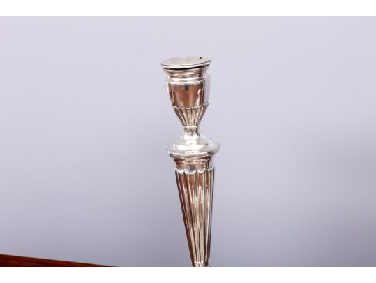 Five Pairs Of Rare Weighted Victorian Style Sterling Candlesticks