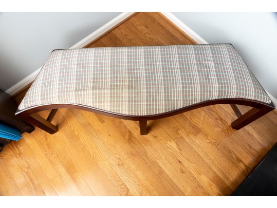 Madison Square Furniture Upholstered Serpentine Bench